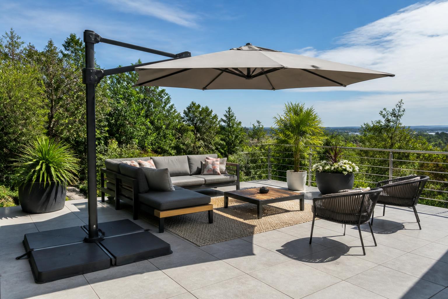 découvrez les meilleures solutions de lestage pour parasol de terrasse afin d'assurer une stabilité optimale même par vent fort. protégez votre espace extérieur en toute sécurité.