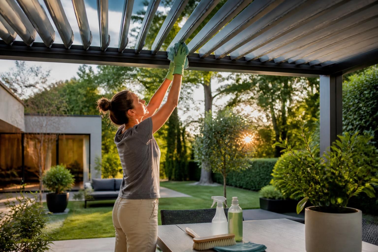 découvrez notre guide complet des gestes essentiels pour entretenir votre pergola bioclimatique en aluminium et prolonger sa durabilité tout en conservant son esthétisme.