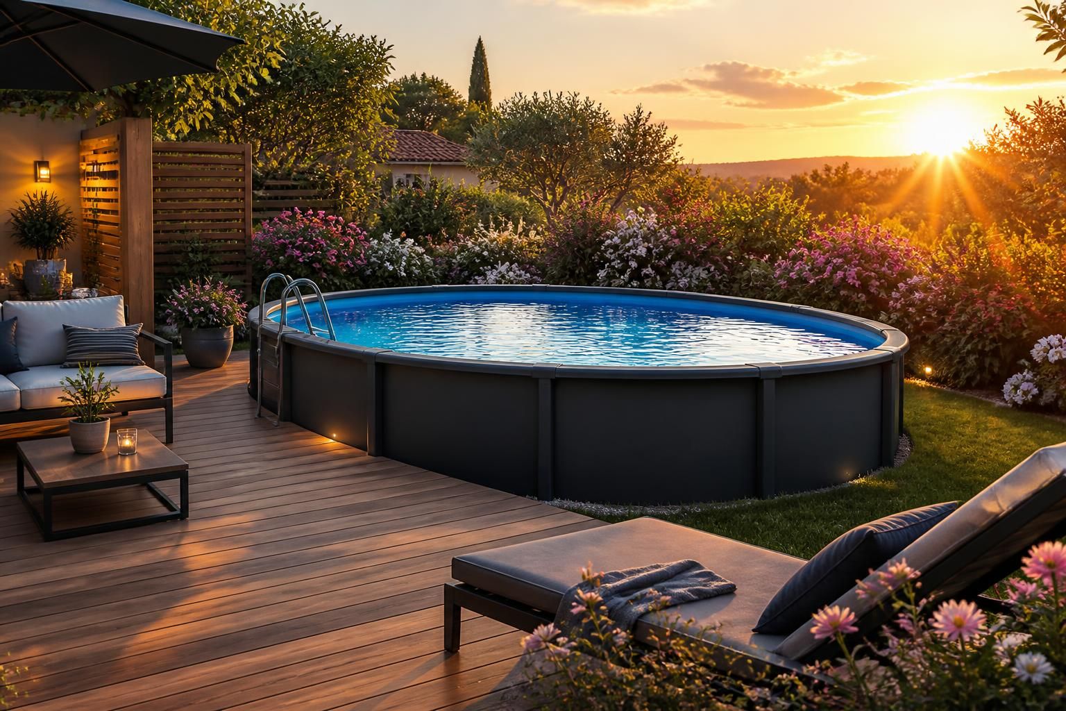 découvrez la piscine en acier, une solution durable et esthétique pour transformer votre jardin en un espace élégant et convivial.