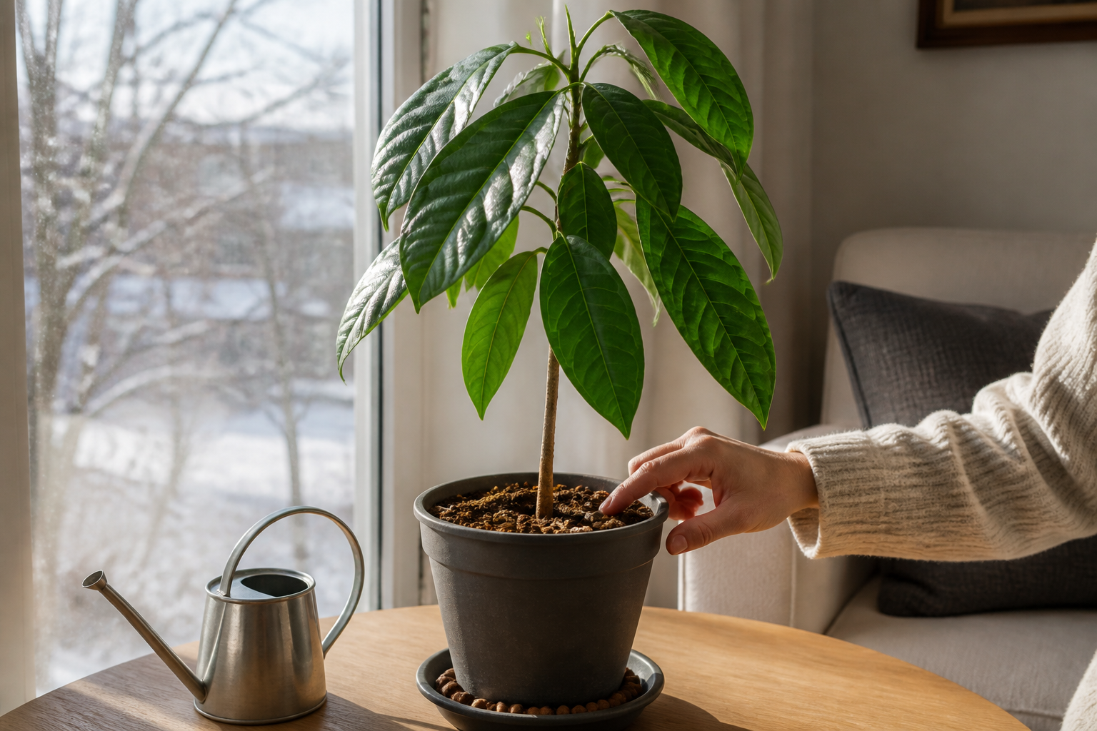 Avocatier en pot : 3 gestes essentiels pour qu'il survive à l'hiver