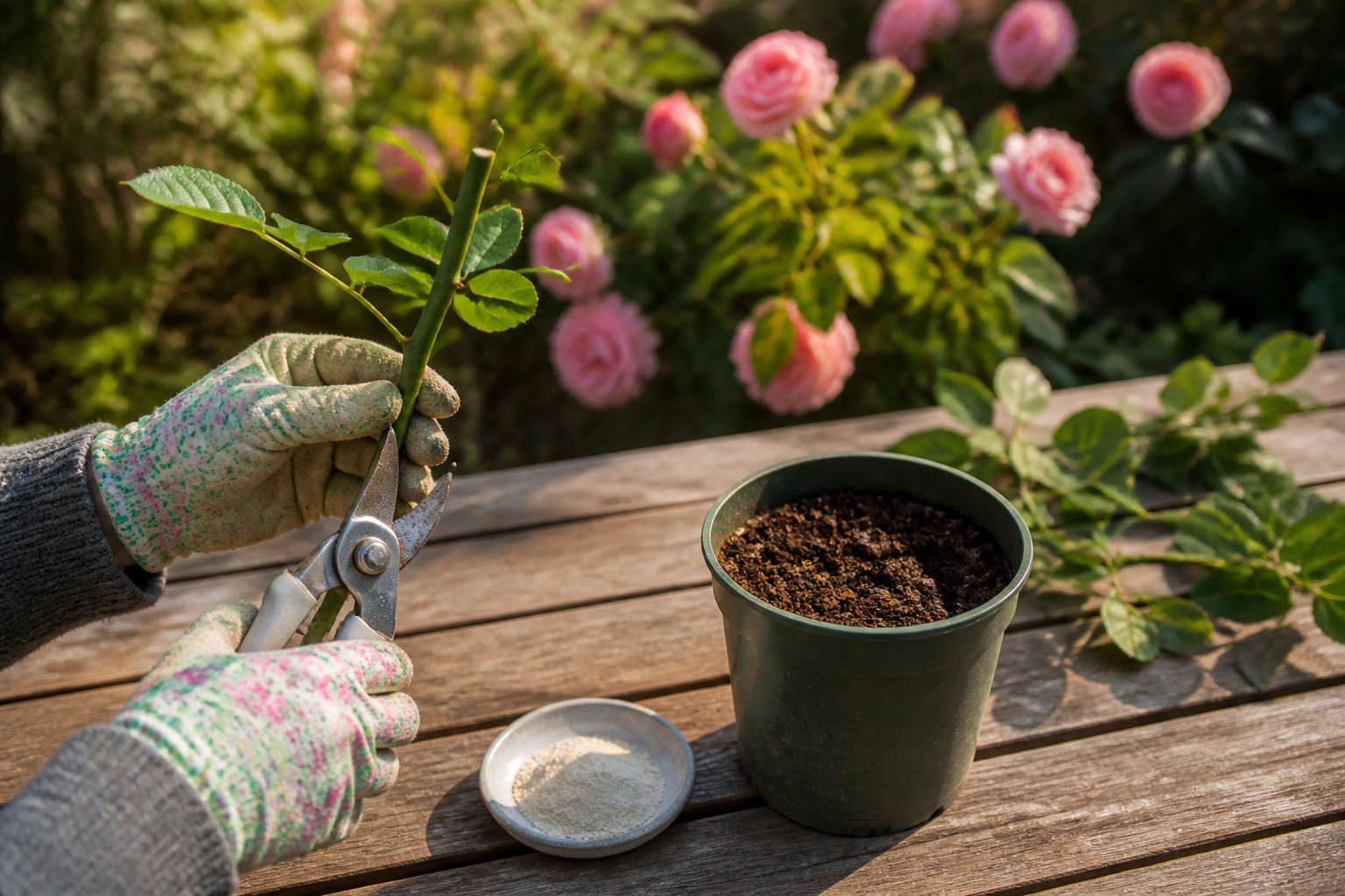 Bouturer les rosiers : la méthode simple pour des fleurs à volonté