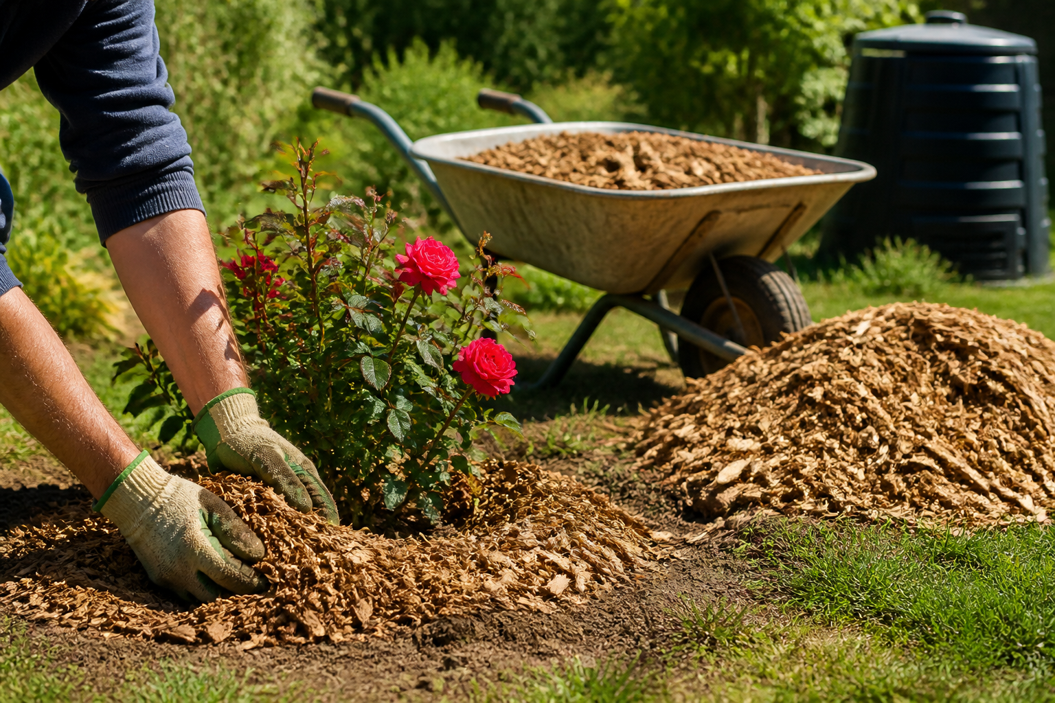 Copeaux de bois au jardin : 5 utilisations méconnues qui vont vous surprendre