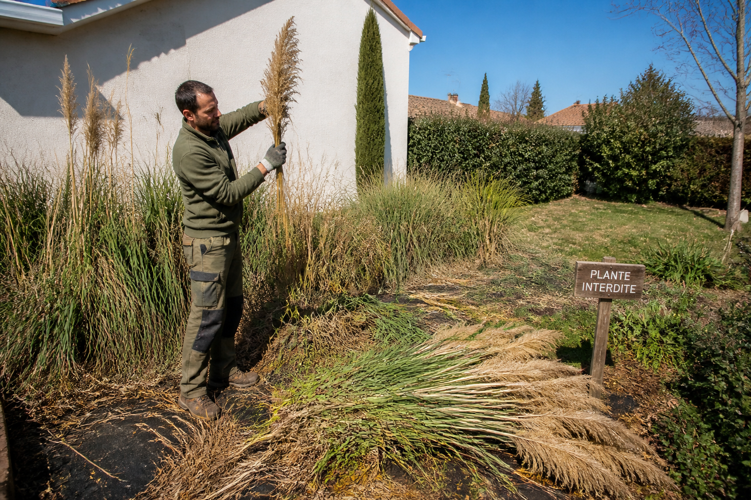 Herbe de la pampa interdite : ce que dit la loi et par quoi la remplacer
