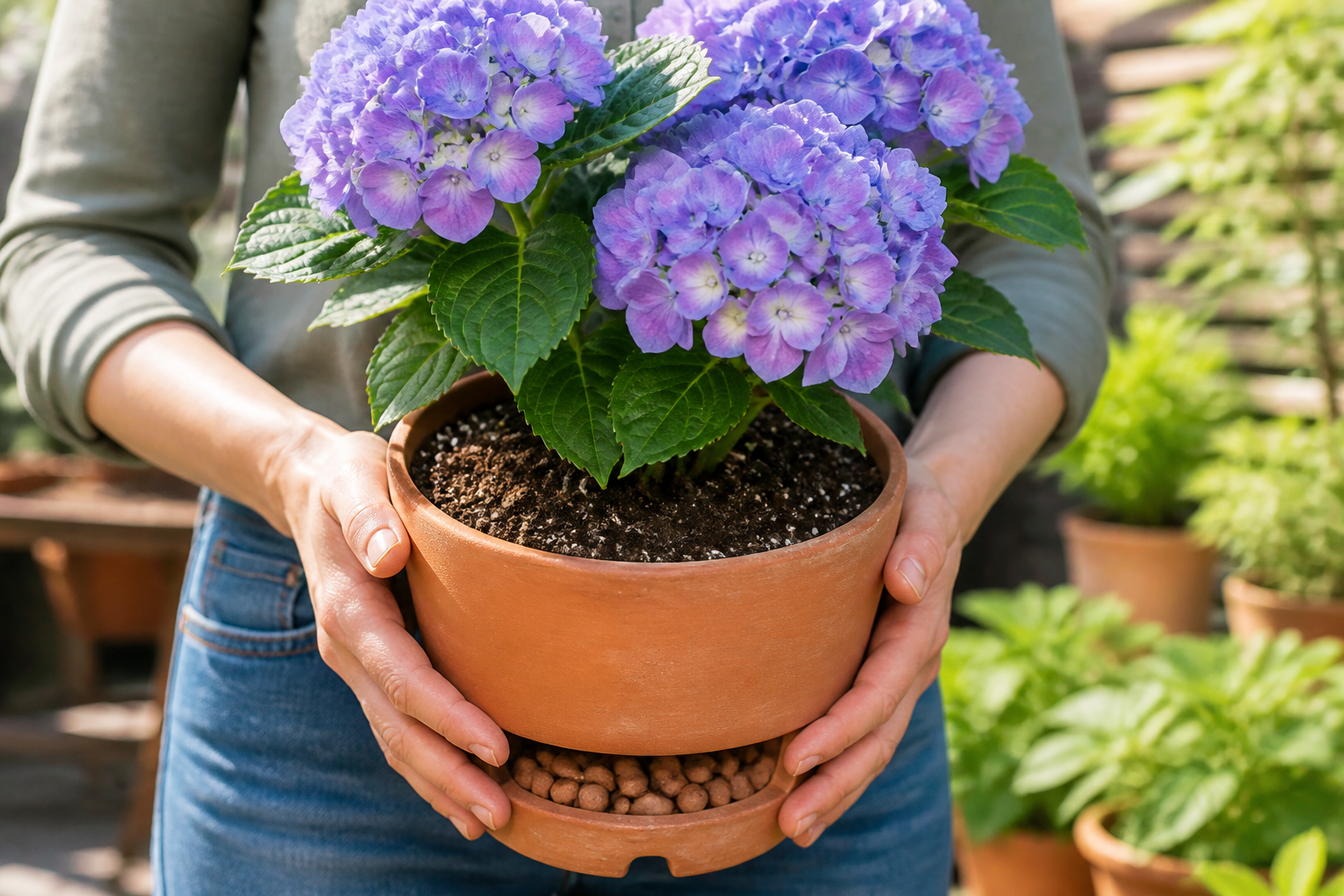 Hortensia en pot : les astuces pour le garder magnifique toute l'année