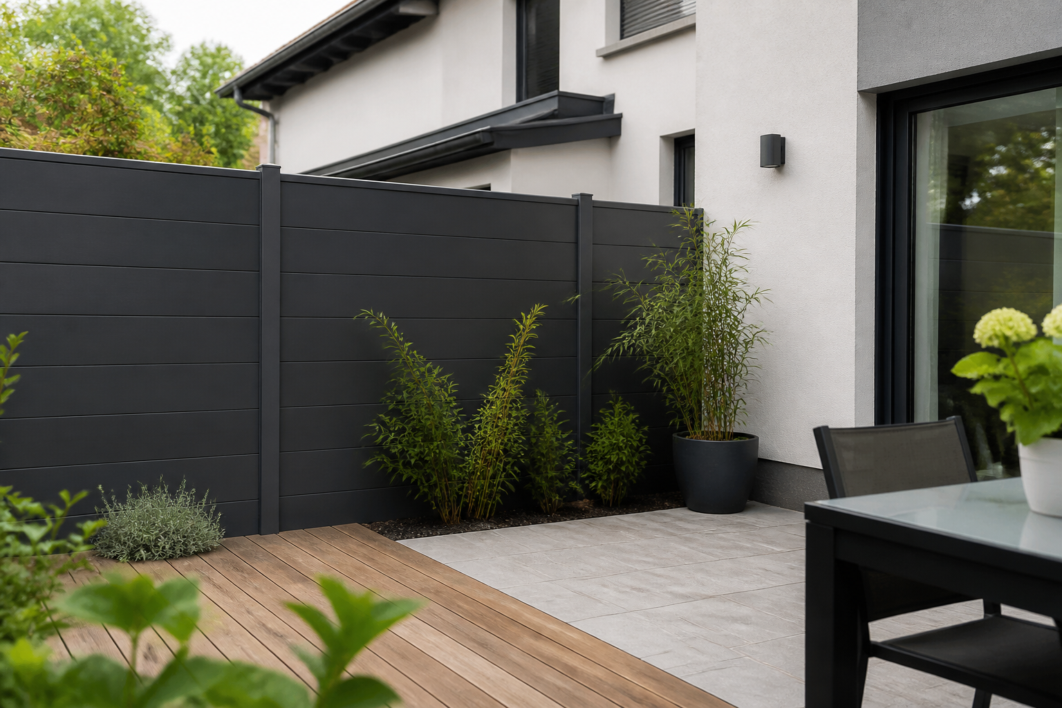 Clôture jardin moderne : idées de matériaux pour un extérieur propre