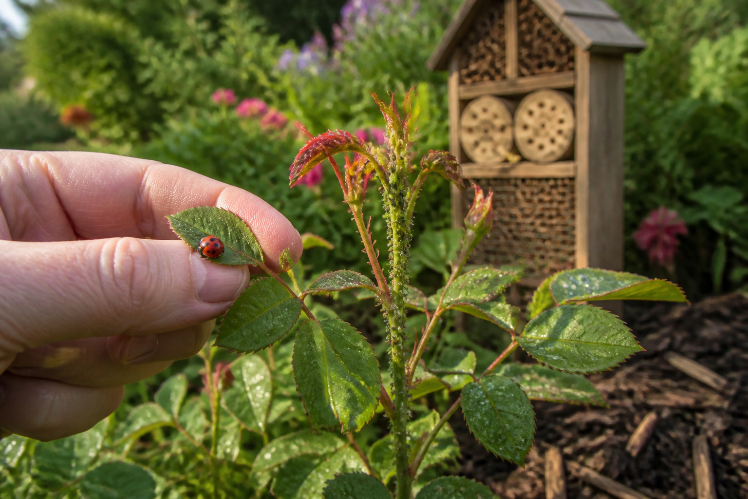 Coccinelles au jardin : comment les attirer naturellement contre les pucerons