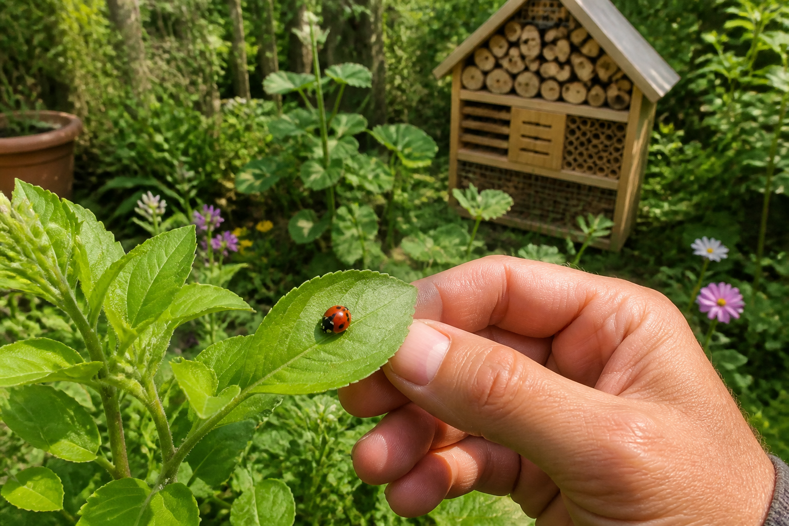 Coccinelles au jardin : comment les attirer naturellement contre les pucerons