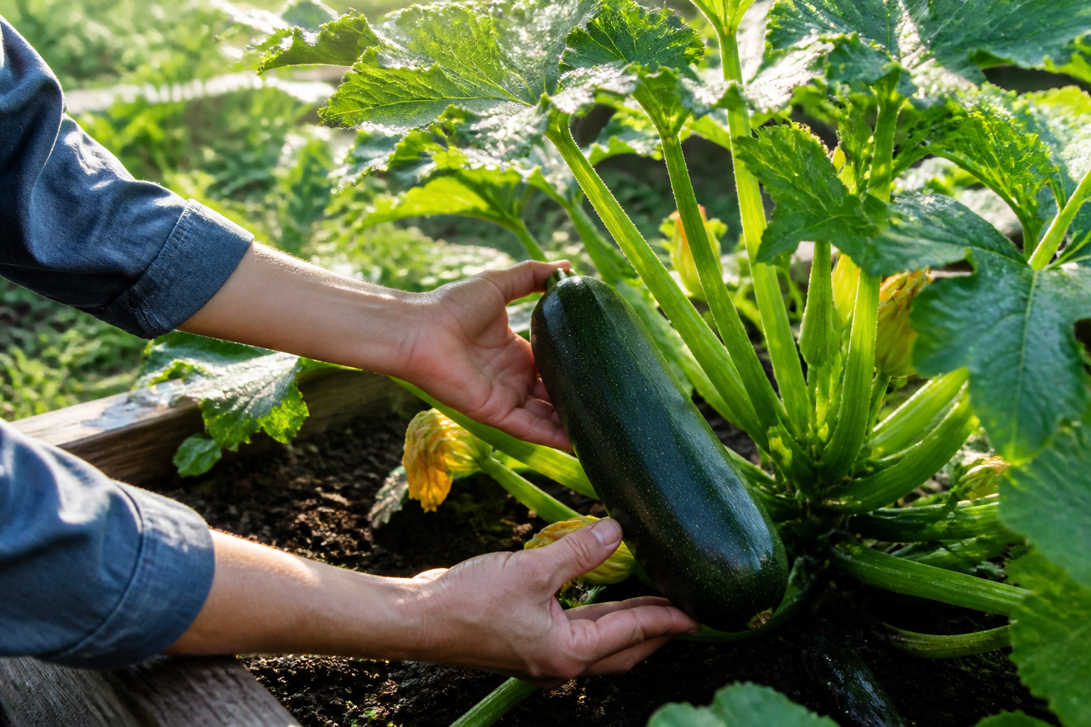 Courgette au potager : exposition, arrosage et récolte généreuse