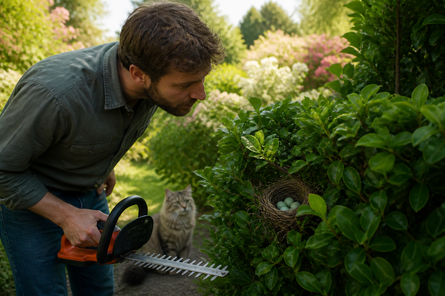 Nidification des oiseaux au jardin : les gestes à éviter au printemps