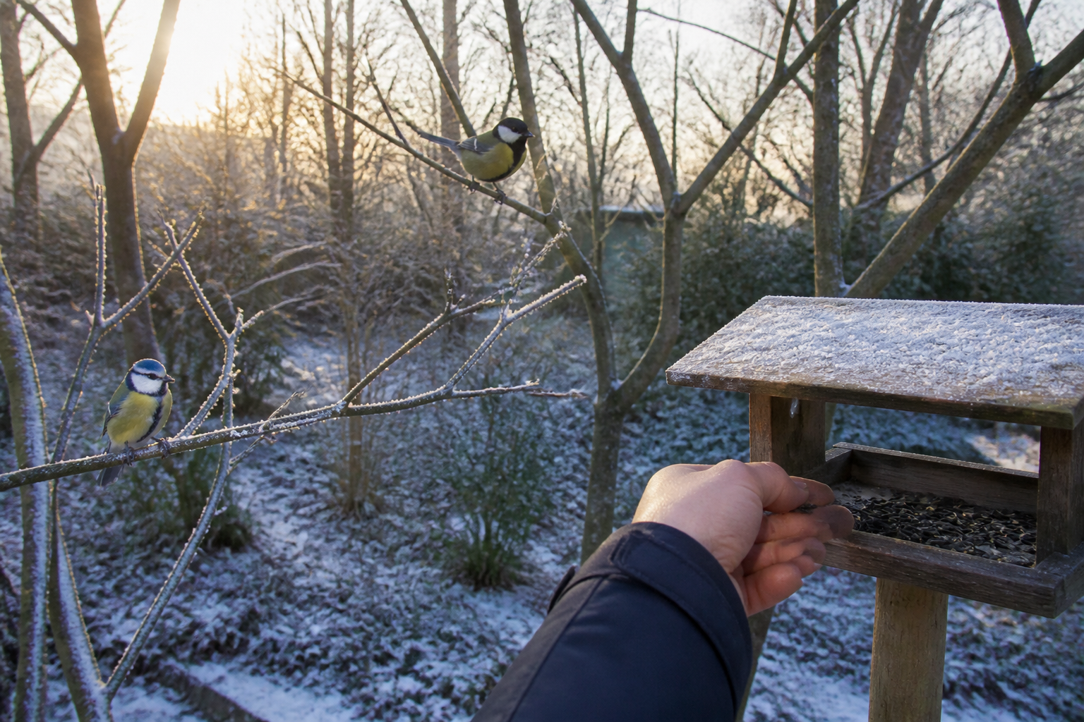 Oiseaux jardin hiver : comment les aider sans les rendre dépendants