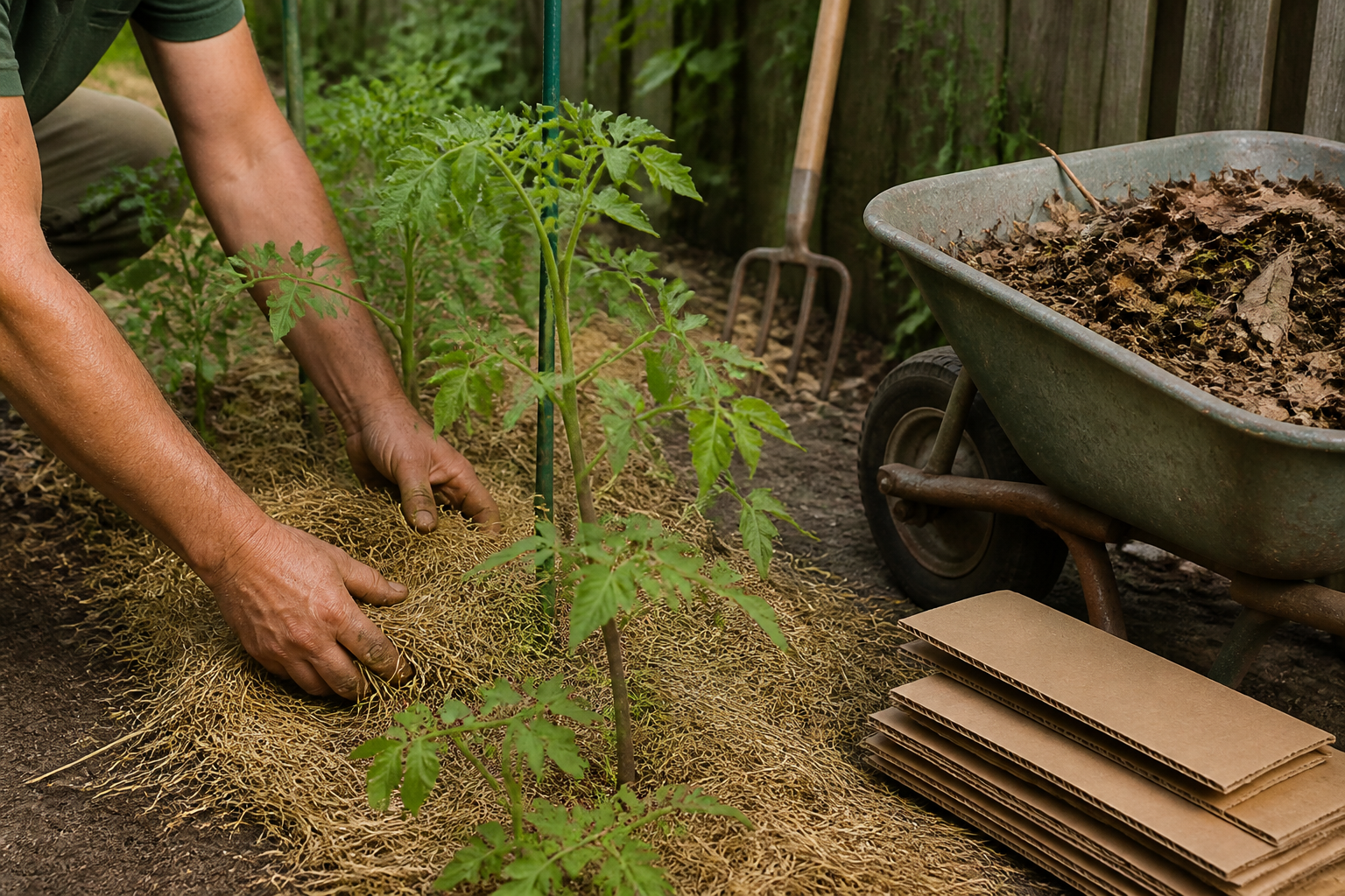 Paillage potager pas cher : 8 solutions faciles à récupérer