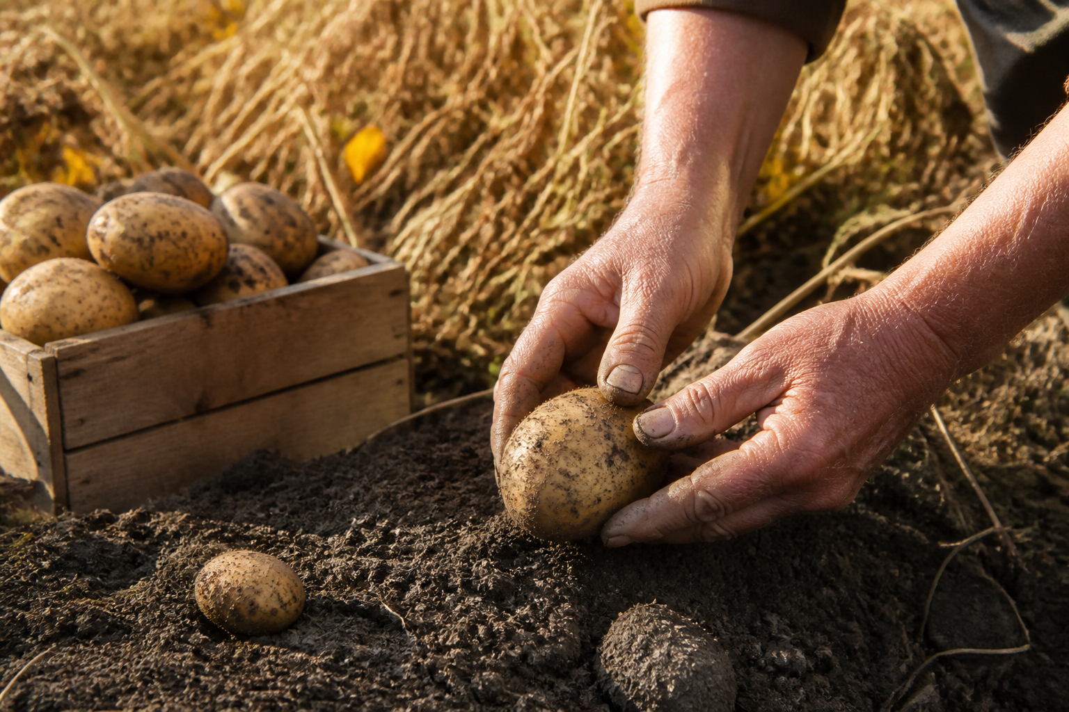 Pomme de terre récolte : les signes qui montrent que c’est le bon moment