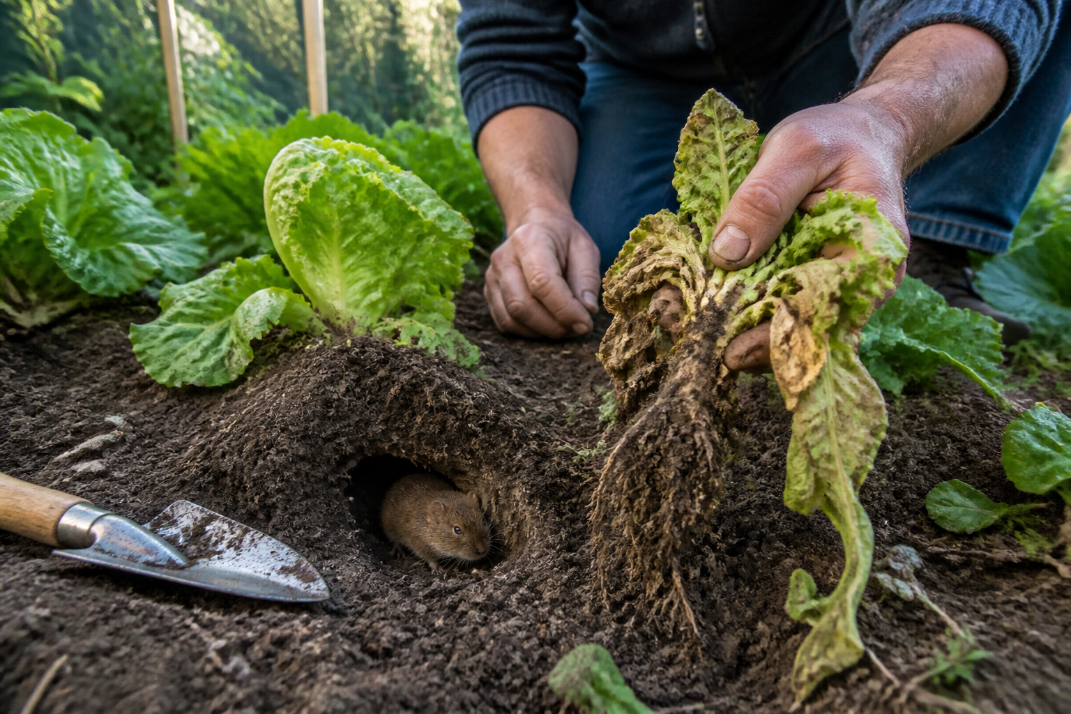 Rat taupe au jardin : reconnaître les galeries et protéger ses cultures