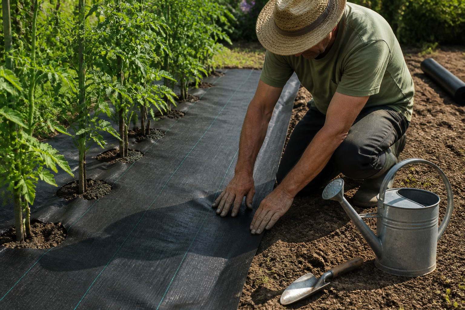 Toile de paillage potager : avantages, limites et bonnes pratiques